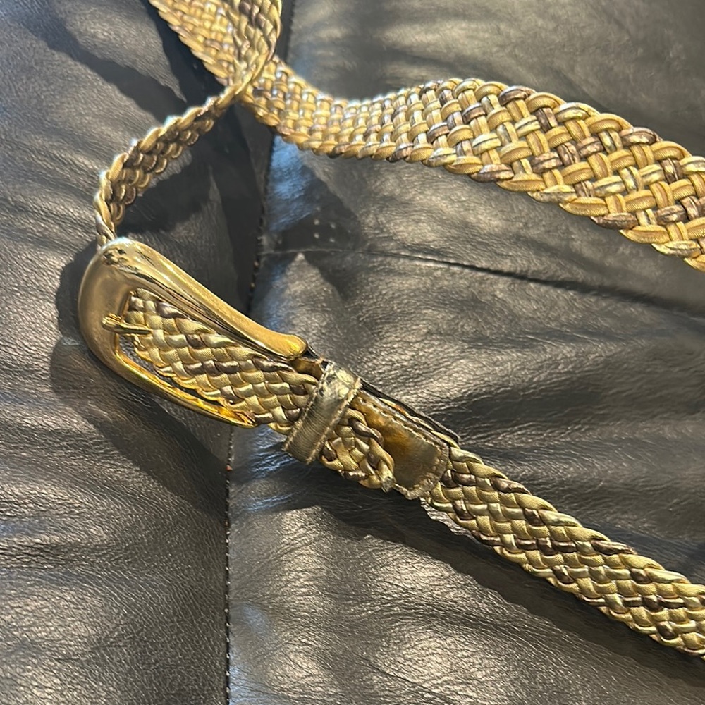 Gold Woven Belt